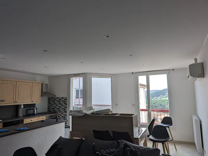 Réalisation plafond tendu P2M a Carros