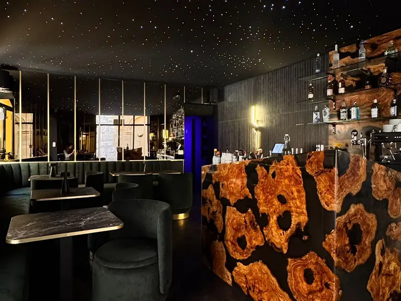 Plafond tendu couleur salon Cannes